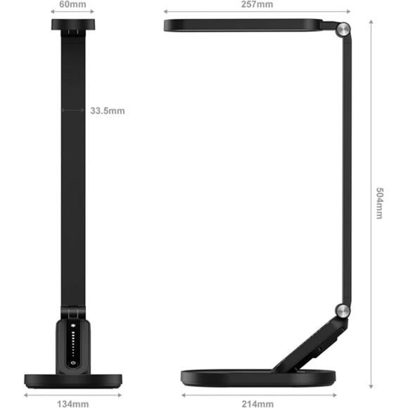 LED Desk Lamp,Eye-Caring Table Lamps Natural Light Protects Eyes Dimmable Office - Picture 5 of 7